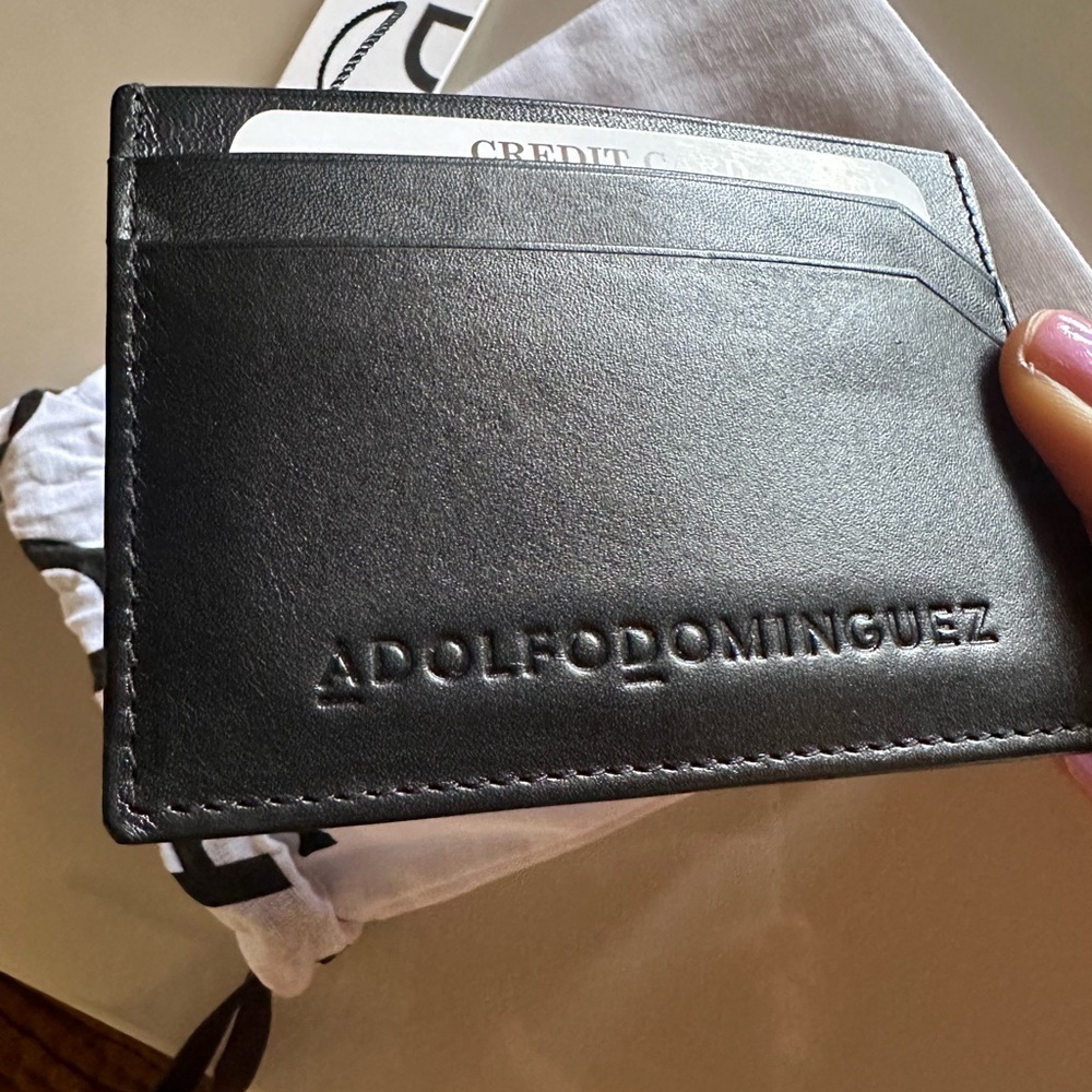 Adolfo Dominguez Leather Card Holder Wallet